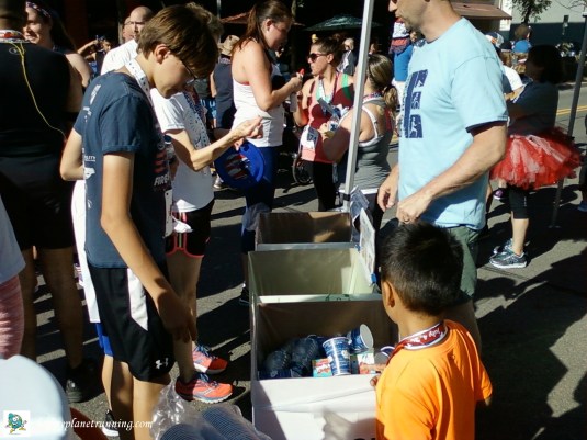 Firecracker 5K - Staffing Zero Waste bins