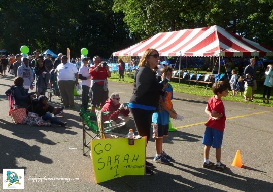 Tri Goddess 2017 - Go Sarah sign