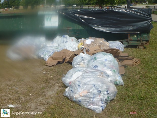 Detroit Womens Half - aid station waste