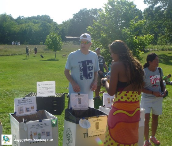 Swim to the Moon - Me helping someone at bins