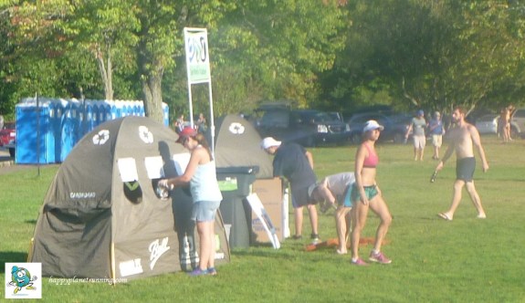 DWD Hell 2017 - People using the Zero Waste station