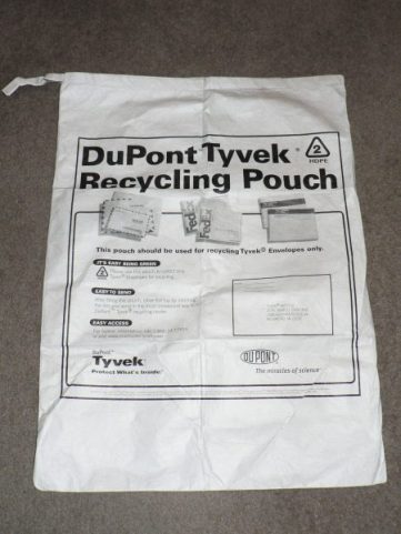 Tyvek return pouch