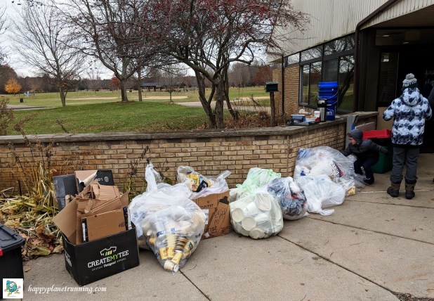 Epic TT 2018 - Collected Recyclables and Compostables