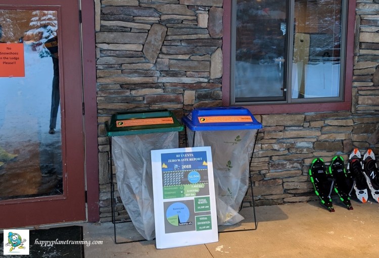 bigfoot snowshoe 2019 - clearstream station with infographic outside