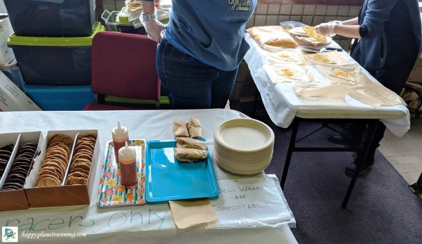 frosty freestyle 2019 - food table