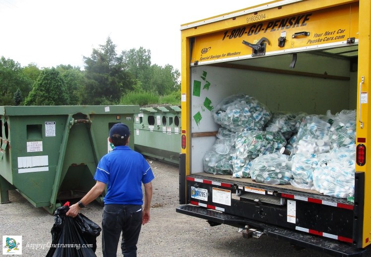 DXA2 2019 - Disposing of bags of cups at WWRA