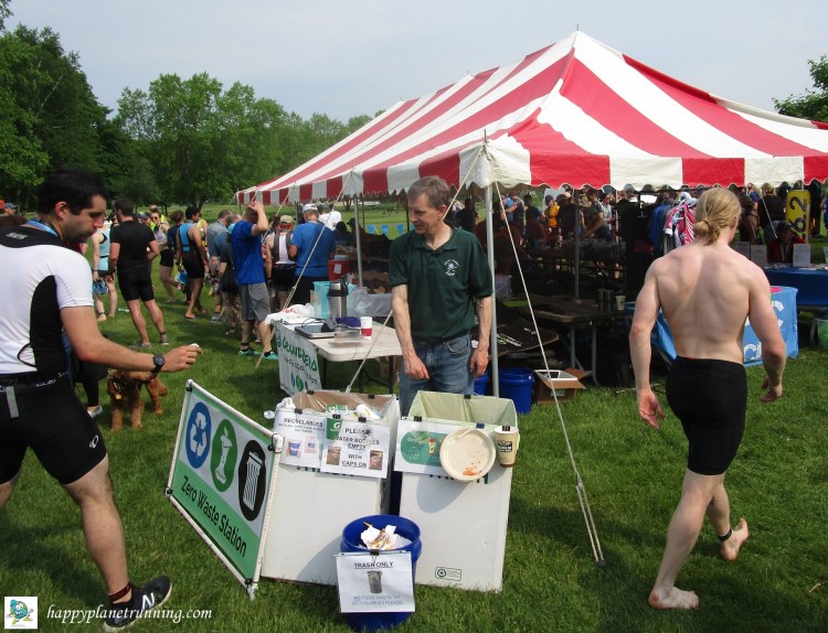 Island Lake Tri 2019 - Me helping at Ground Zero station