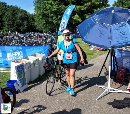 Tri Goddess Tri 2019 - Zero Waste station at checkout