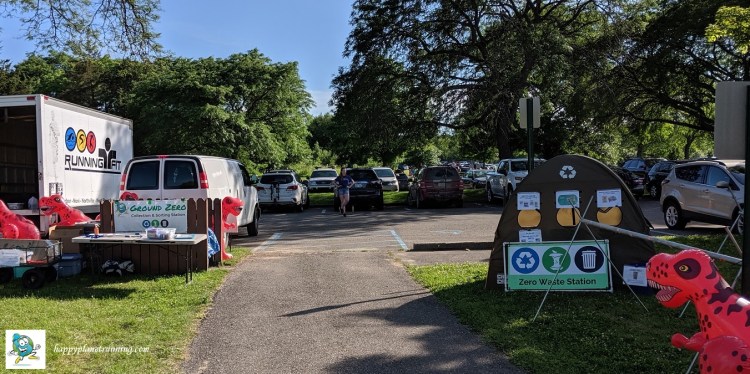 Triceratops Tri 2019 - Ground Zero and station at main exit to parking lot