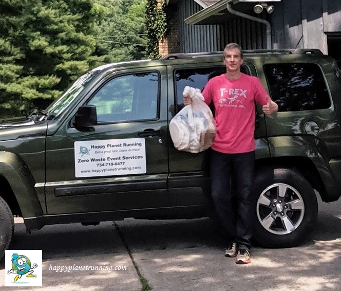 Triceratops Tri 2019 - Me with single bag o trash