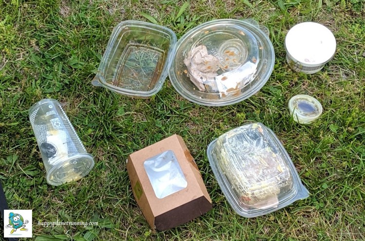 Triceratops Tri 2019 - Plastic items contaminated with food waste