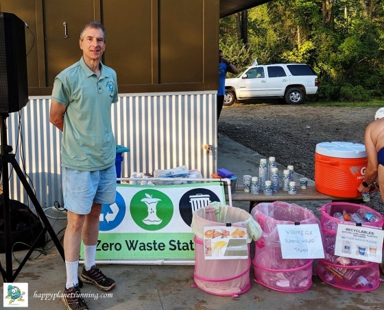 Swim to the Moon 2019 - Me at North Star Reach waste station
