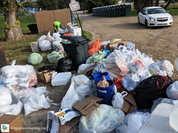 Run Woodstock 2019 - Sunday morning at the dumpster