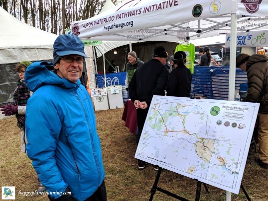 Bonfyre 2019 - Lew shows newest HWPI trail plans