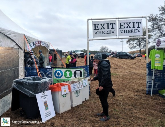 Bonfyre 2019 - waste station by exit