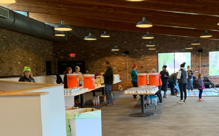 Hot Cocoa Classic 2019 - Post-race refreshment area